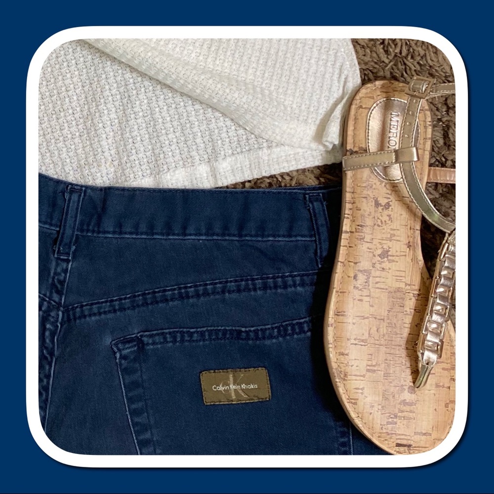 Calvin Klein Blue 5 Pocket Shorts